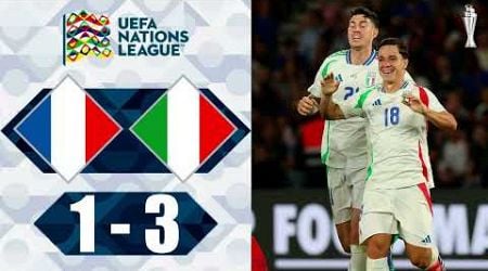 France vs Italy 1-3 Highlights Goals - Nations League 2024