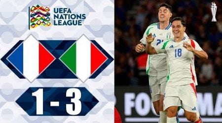 France vs Italy 1-3 Highlights Goals - Nations League 2024