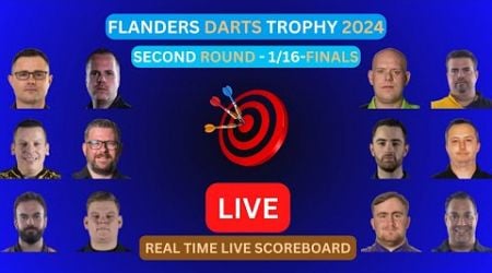 2024 Flanders Darts Trophy LIVE Score UPDATE Today 1/16-Finals Matches European Tour 10 LIVE Results