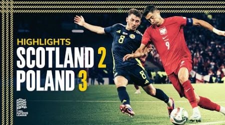 Scotland 2-3 Poland | Late Defeat in Nations League Opener | 2024 UEFA Nations League Highlights