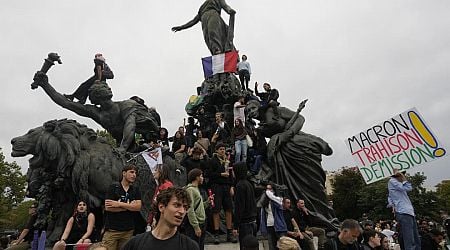 Protesters Say Macron Denied Democracy