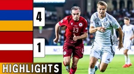 Armenia Vs Latvia 4-1 | EXTENDED HIGHLIGHTS | UEFA Nations League | Armenia Celebration