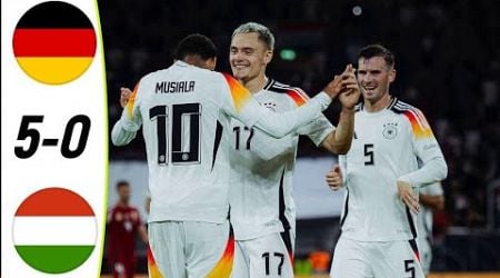 Deutschland - Ungarn | 5-0 | Zusammenfassung | Nations League 2024-25 | germany vs hungary