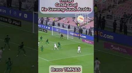 Detik-detik Timnas Cetak Goal, #shorts #timnasindonesia #saudiarabia #worldcup #football #news #fyp