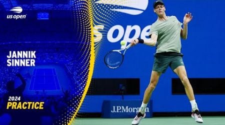 LIVE | Jannik Sinner | Practice Session | 2024 US Open