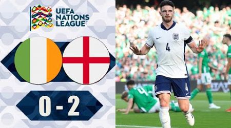 Ireland vs England 0-2 Highlights Goals - Nations League 2024