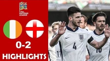 Ireland vs England 0-2 Highlights Goals - Nations League 2024