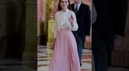 Letizia, The Queen of Spain, The Queen of Spain Letizia with King Felipe, family #shorts #spain