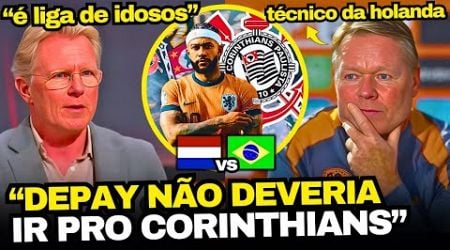 TV DA HOLANDA INDIGNADA COM O MEMPHIS DEPAY NO CORINTHIANS