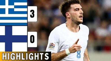 Greece Vs Finland 3-0 | EXTENDED HIGHLIGHTS | UEFA Nations League | Fotis Ioannidis