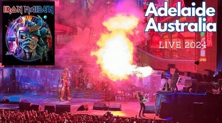 IRON MAIDEN &quot;Caught Somewhere In Time&quot; LIVE from Adelaide, AUSTRALIA 2024 Tour