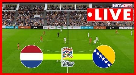 [LIVE] Netherlands vs Bosnia &amp; Herzegovina | UEFA Nations League 2024/25 | Watch Match LIVE Today