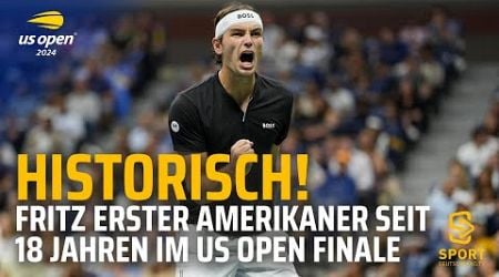 Taylor Fritz - Frances Tiafoe | Extended Highlights - Herren Einzel Halbfinale, US Open 2024 | SDTV