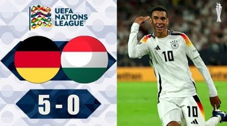 Deutschland - Ungarn | 5-0 | Zusammenfassung | Nations League 2024-25 | germany vs hungary