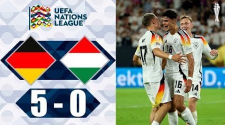 Germany vs Hungary 5-0 Highlights Goals - Nations League 2024