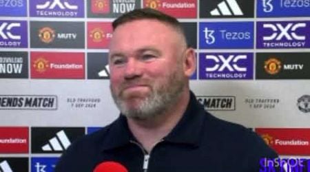 Wayne Rooney Interview |Manchester United legends vs Celtic Legends