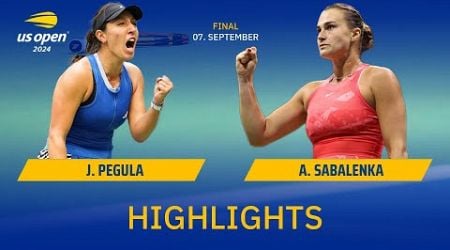 Jessica Pegula vs. Aryna Sabalenka | Highlights - Damen Einzel Finale, US Open 2024 | SDTV Tennis