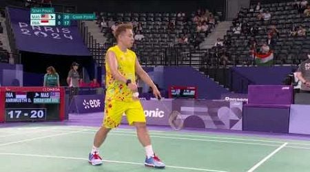 Paralimpik Paris 2024 - Badminton MS SU5 - Cheah Liek Hou vs Dheva Anrimusthi - SemiFinals