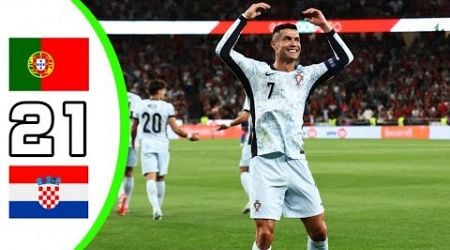 Portugal vs Croatia 2-1 | All Goals &amp; Highlights | UEFA Nations League 2024