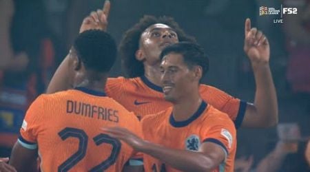 Joshua Zirkzee Goal Netherlands vs Bosnia &amp; Herzegovina 5-2 Highlights | UEFA Nations League 24