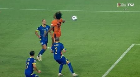 Joshua Zirkzee Goal Netherlands vs Bosnia &amp; Herzegovina 5-2 Highlights | UEFA Nations League 2024-25