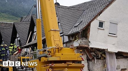 At least two people killed in German hotel collapse