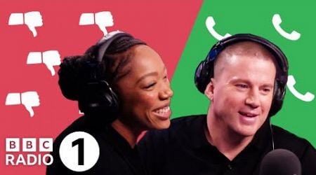 &quot;Sniff my watch at the end of the day...&quot; Channing Tatum &amp; Naomi Ackie play Unpopular Opinion