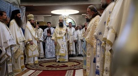 Patriarch Heads Divine Liturgy in Sofia for Birth of Theotokos