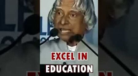 Excel in Education by - APJ Abdul Kalam | Ramaraju Mahanthi | Meditation is Great