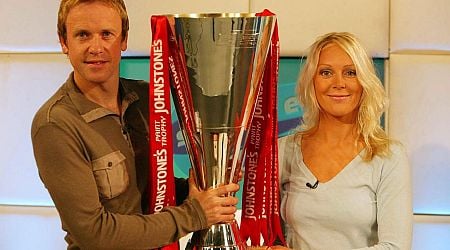 Helen Chamberlain addresses 'trying it on' with Soccer AM co-star Tim Lovejoy as duo reunite