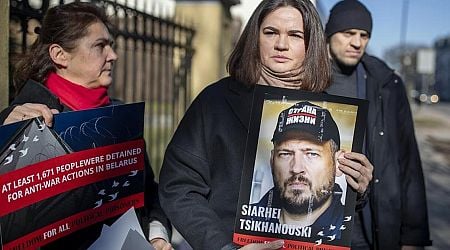 Belarus' authoritarian leader pardons 30 out of some 1,400 political prisoners