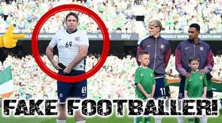 Fake Football Player! - England vs Ireland Pitch invader!