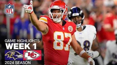 Baltimore Ravens vs. Kansas City Chiefs Game Highlights | NFL 2024 Season