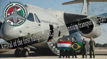 Arrival of the first hungarian KC-390 Millennium transport aircraft