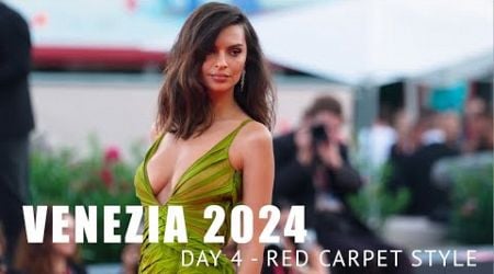 VENEZIA FILM FESTIVAL 2024 | Day 4 Red carpet Style - 4K