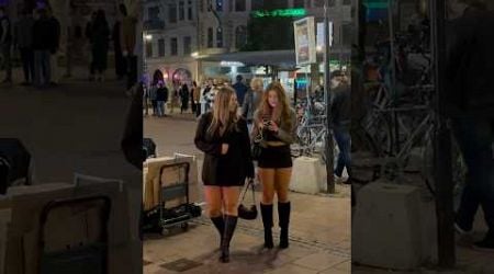 Swedish girls at night #sweden #nightlife #shorts #viral #shortsfeed #stockholm #night #party #2024