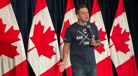 Pierre Poilievre gets warm reception at Yellowknife rally