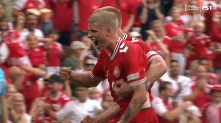 Albert Gronbaek Goal Denmark vs Serbia 2-0 Highlights | UEFA Nations League 24