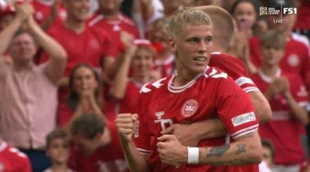 Albert Gronbaek Goal Denmark vs Serbia 2-0 Highlights | UEFA Nations League 2024