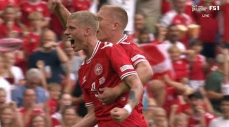 Albert Gronbaek Goal Denmark vs Serbia 2-0 Highlights | UEFA Nations League 2024-25