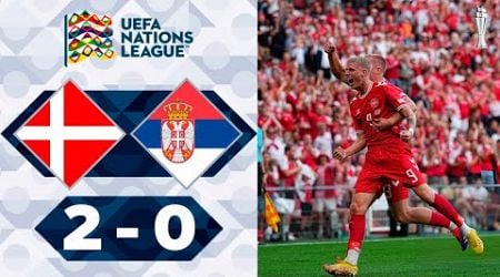 Denmark vs Serbia HIghlights - Nations League 2024