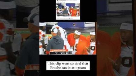 This video went so viral he apologized to his teammate! #shorts #nfl #browns #viral