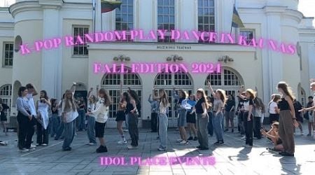 [KPOP IN PUBLIC] K-pop Random Play Dance in Kaunas, Lithuania | Fall edition 2024