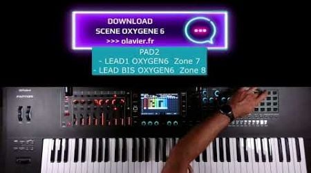 JEAN-MICHEL JARRE - OXYGENE 6 - ROLAND FANTOM EX7 - COVER BY OLAVIER