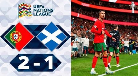 Portugal vs Scotland 2-1 Highlights Goals - Nations League 2024