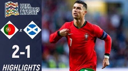 Portugal vs Scotland 2-1 Highlights UEFA Nations League 2024-25