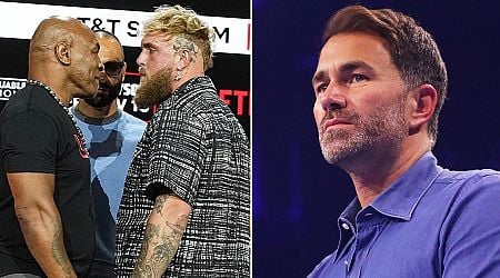 Jake Paul's team hit out at Eddie Hearn over Mike Tyson fight criticism