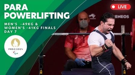 Para Powerlifting - Men&#39;s -49kg &amp; Women&#39;s -41kg Finals | Day 7