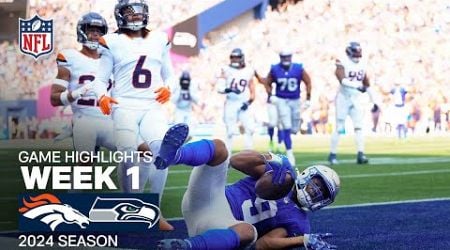 Denver Broncos vs. Seattle Seahawks | NFL 2024 Week 1 Game Highlights