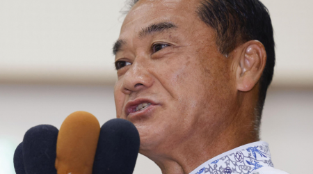 LDP-backed candidate wins Ginowan mayor election in Okinawa